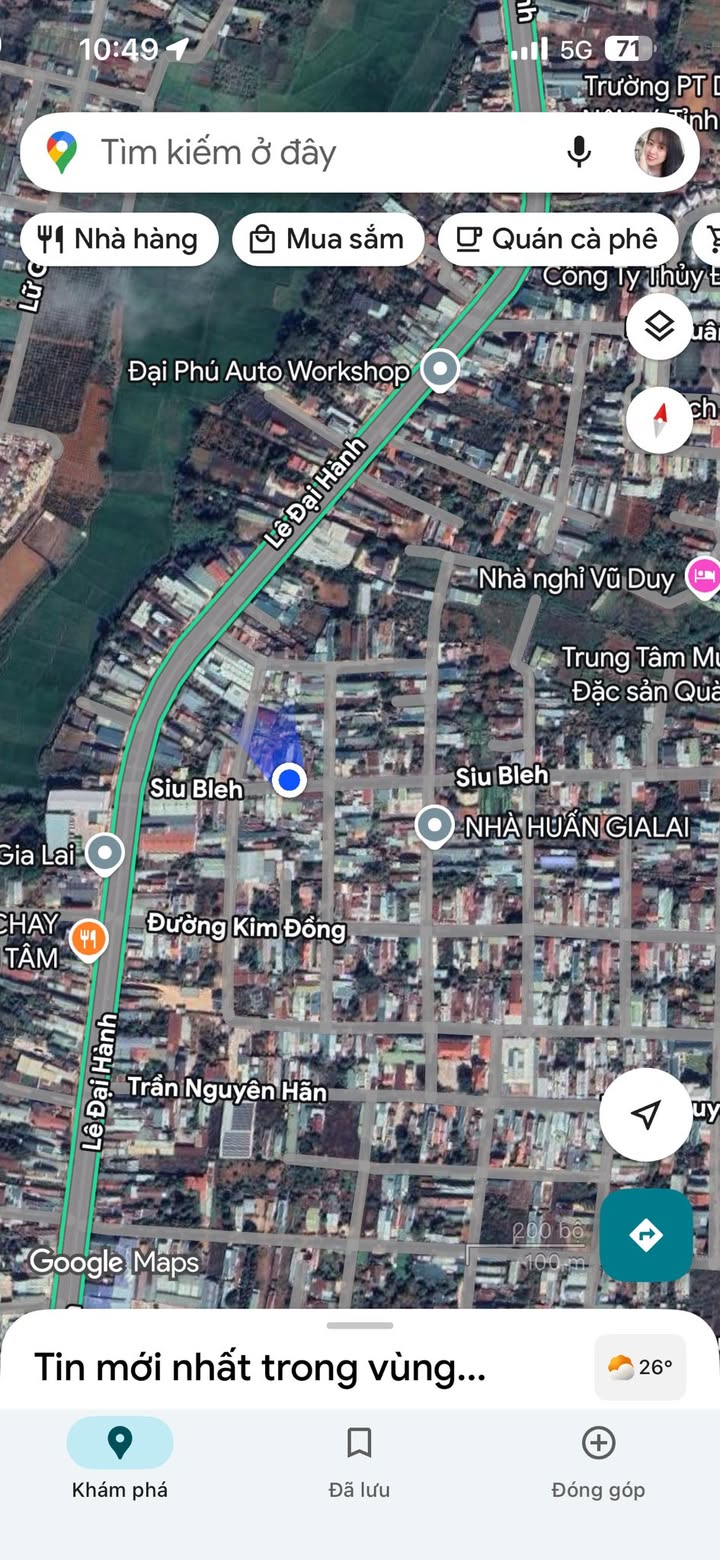 Đất mặt tiền đường Siu Bleh, P. Thống Nhất, 115m² chỉ 1.5 tỷ - Cơ hội đầu tư tuyệt vời!