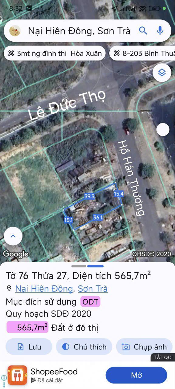 Đất dự án Habour Villa Đà Nẵng 564m² giá 34.44 tỷ - Đầu tư sinh lời ngay!