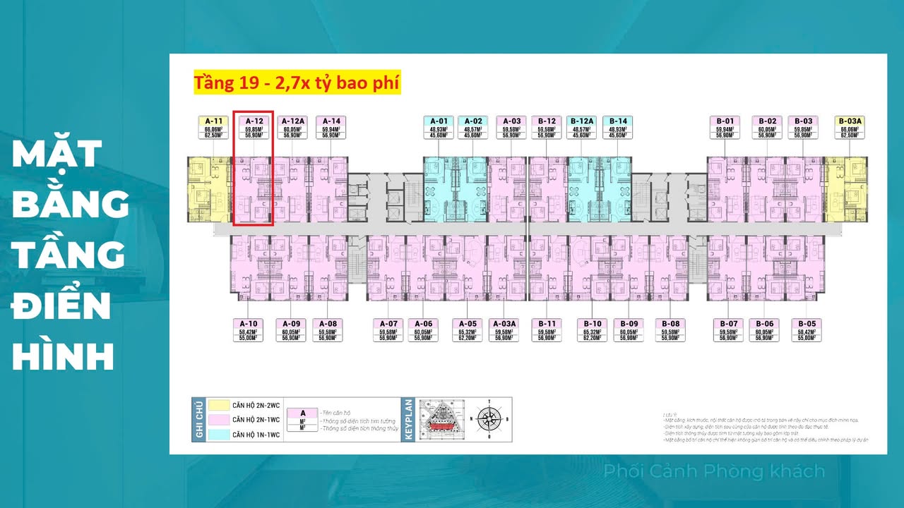 Căn hộ Phenikaa Tower Thạch Thất 57m² giá 2,7 tỷ - Sẵn sàng vào ở ngay!
