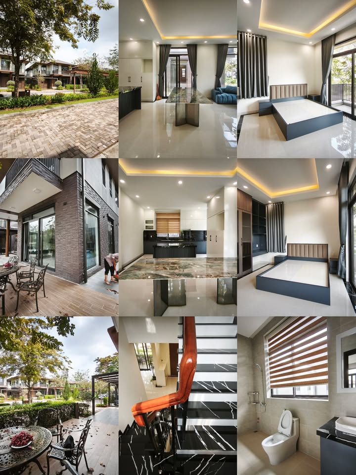 Biệt Thự Đơn Lập 225m² tại Waterpoint Bến Lức - Full nội thất, giá 25 triệu/tháng