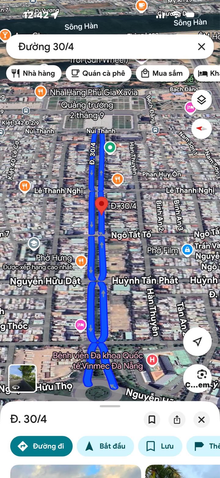 Nhà mặt tiền đường 30/4, quận Hải Châu, 145m² - Giá bán gấp chỉ 18 tỷ!