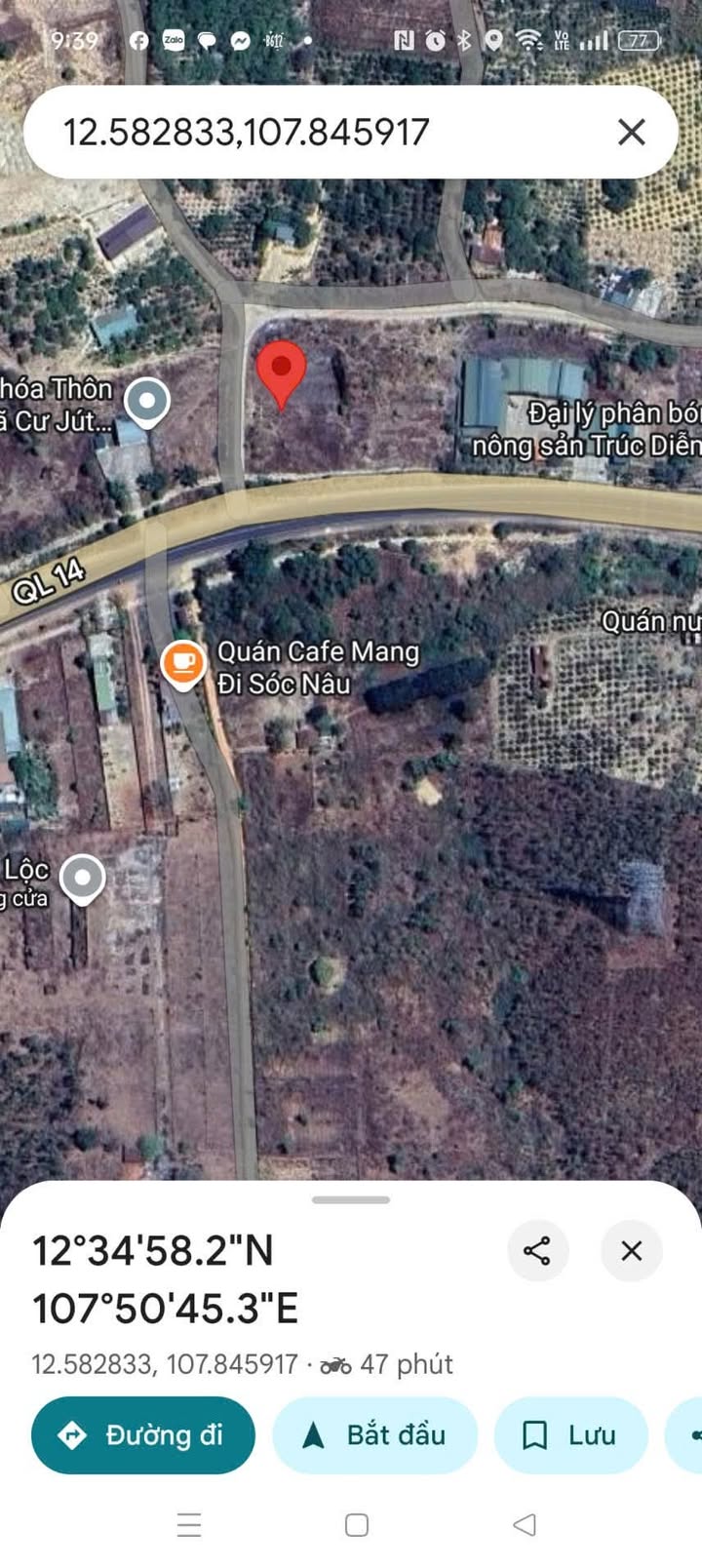 Đất bán 3 mặt tiền Quốc lộ 14 – xã Trúc Sơn, 480m² chỉ 2.5 tỷ - Tiềm năng kinh doanh lớn!