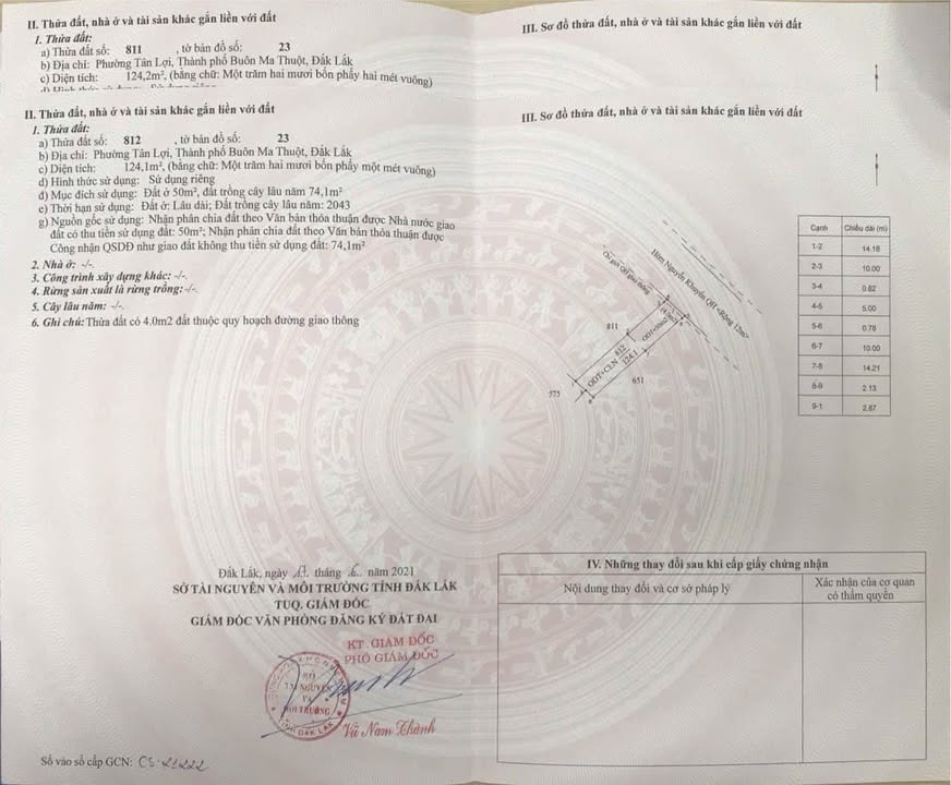 Bán đất MT Nguyễn Trác, Tân Lợi 125m² giá 4.2 tỷ - Vị trí đông đúc, thuận tiện kinh doanh!