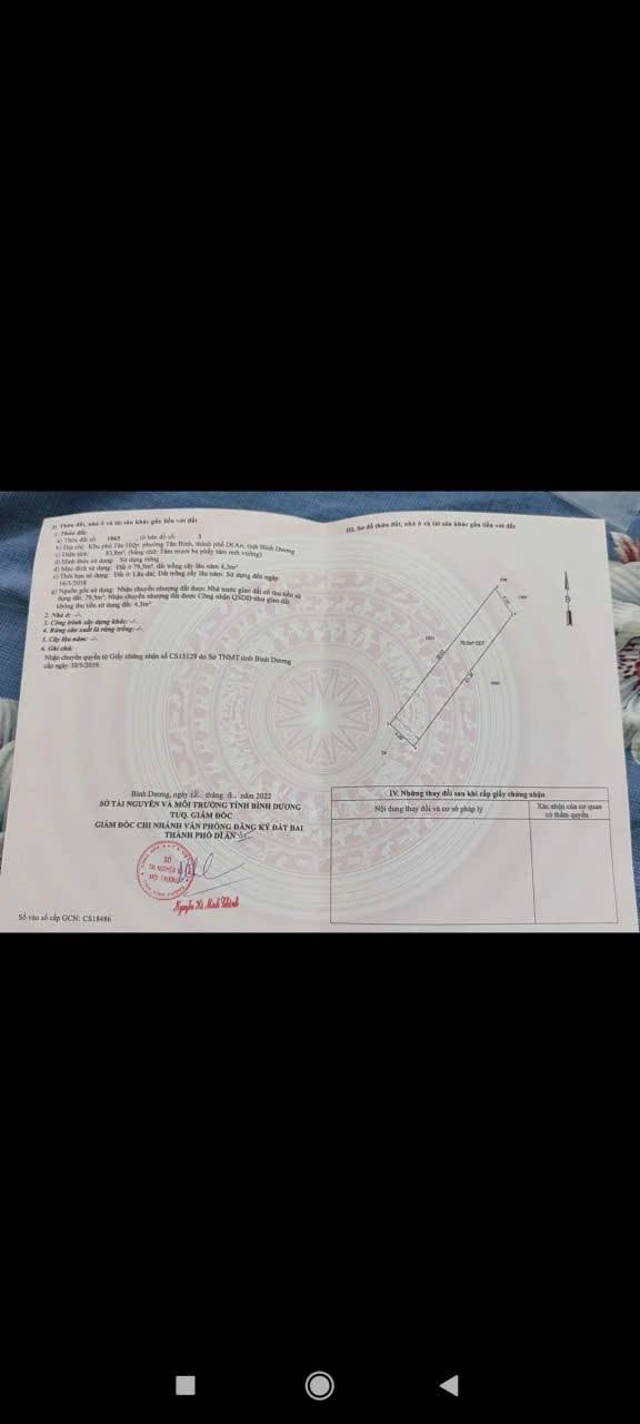 Đất thổ cư 84m² tại Tân Đông Hiệp, Dĩ An - Giá chỉ 1.85 tỷ!