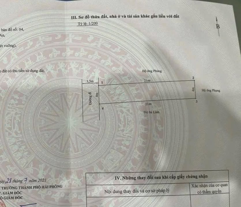 Đất nền Đằng Hải 84m² giá 3.528 tỷ - Sổ đỏ chính chủ, vị trí đẹp!