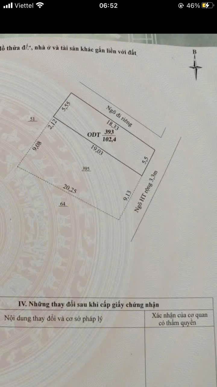 Lô đất Quảng Thắng Thanh Hóa 102,4m² hướng Đông - Đầu tư sinh lời