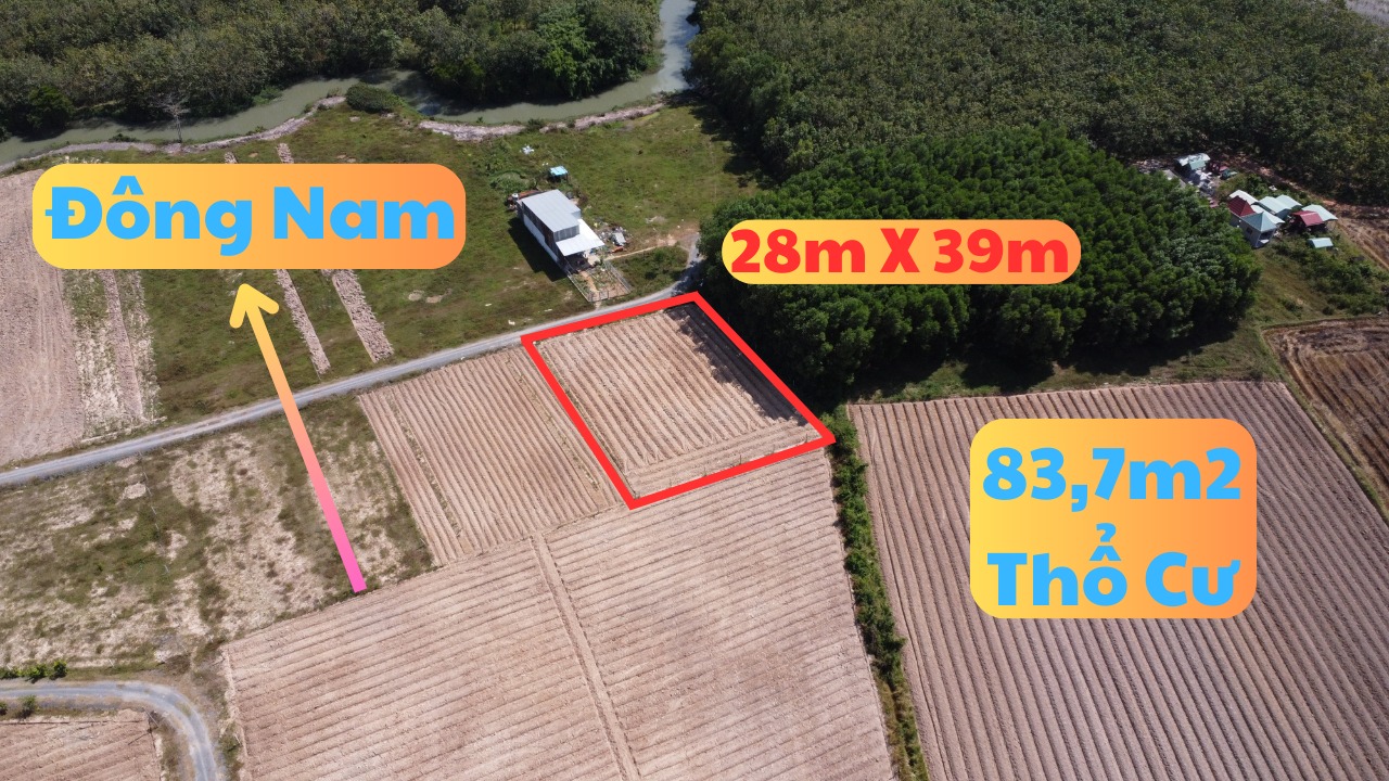 Đất nền 1092m² tại xã Hảo Đước, huyện Châu Thành - Giá chỉ 890 triệu