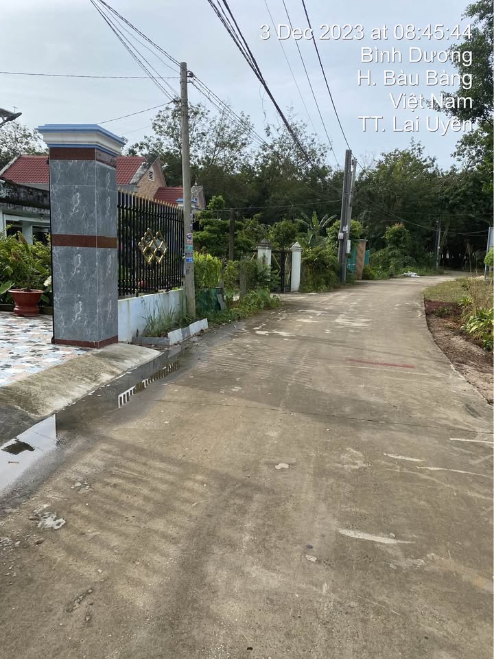Đất thổ cư Lai Uyên Bàu Bàng 500m² giá 800 triệu - Dân cư đông đúc, tiện ích đầy đủ!