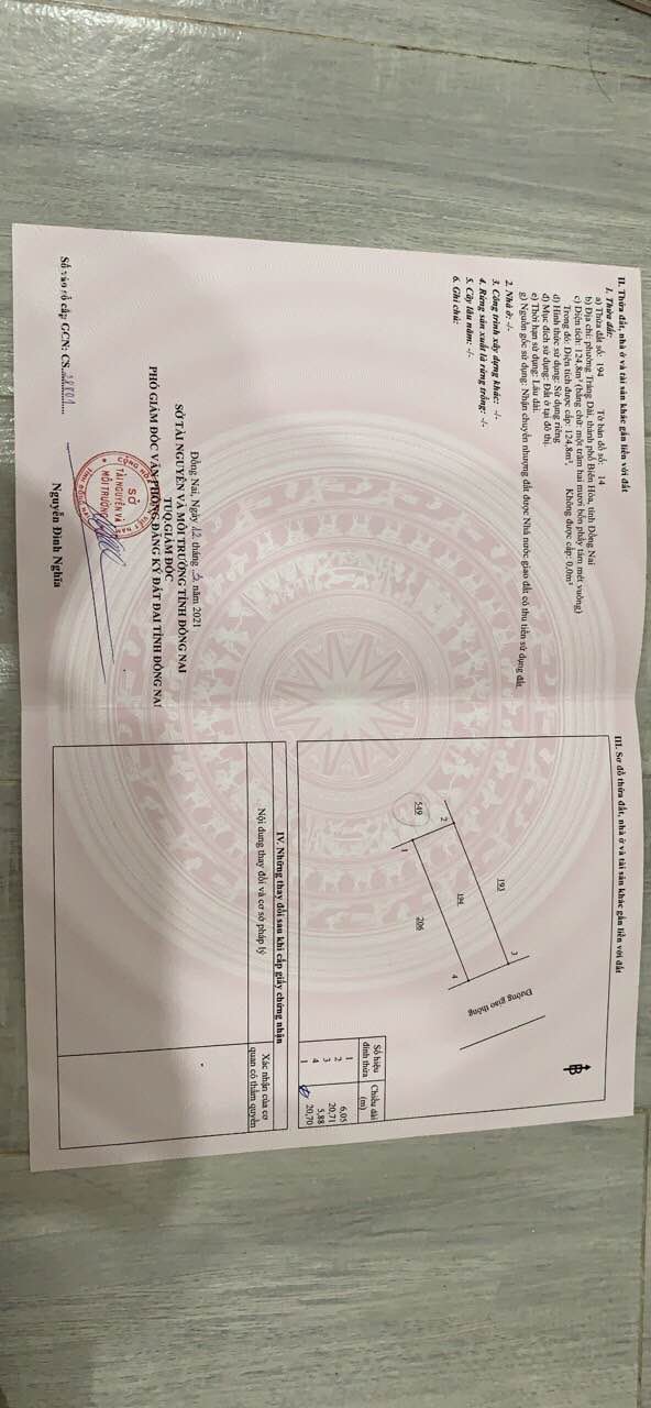 Đất thổ cư Phú Gia 1 Biên Hòa 126m² giá 3.4 tỷ - Thương lượng tốt