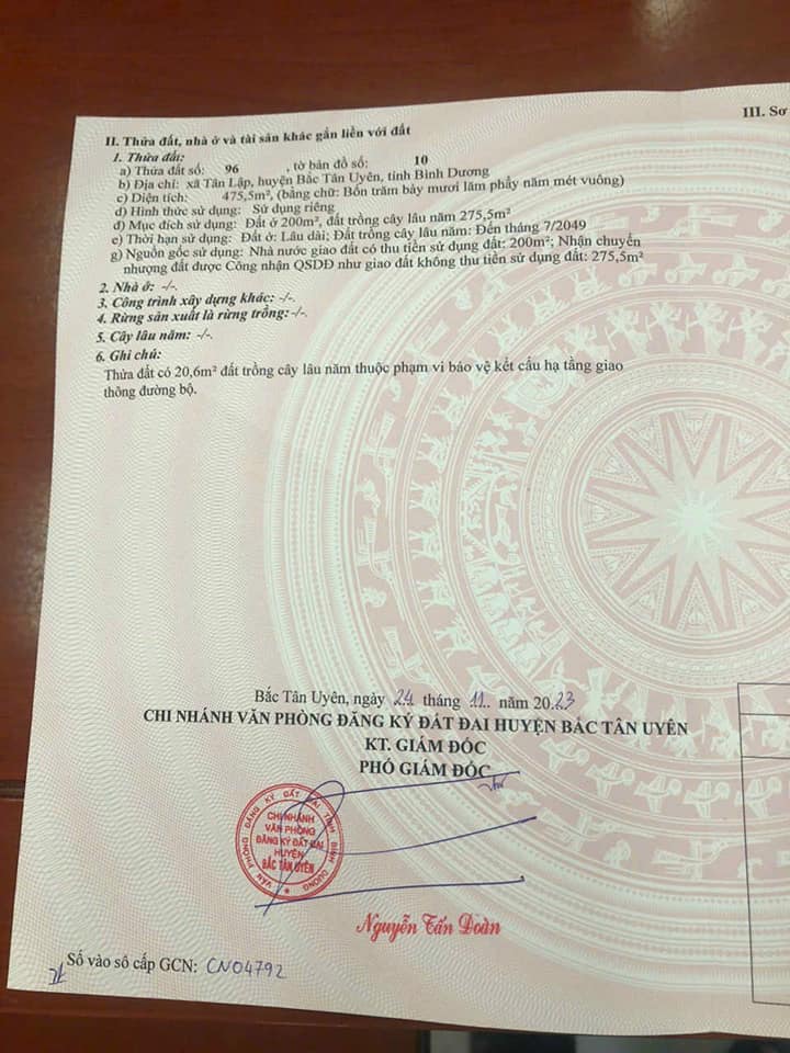 FrontHouse mặt tiền ĐT 746, Tân Lập, 475m² giá 6.8 tỷ - Kinh doanh VIP ngay VISIP 3!