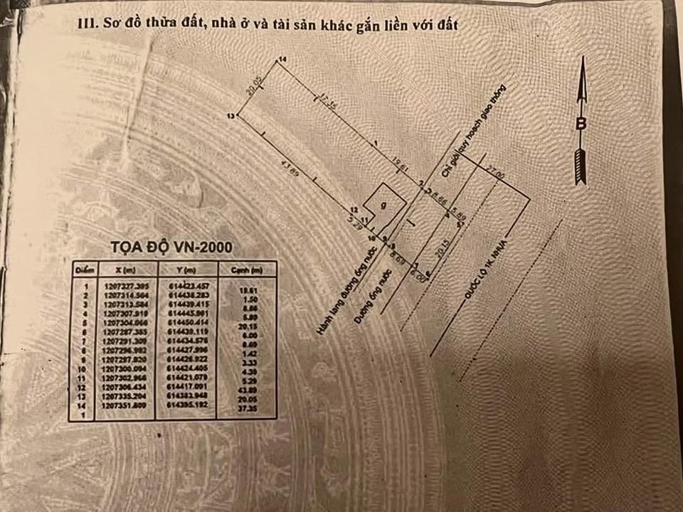 Đất nền mặt tiền Quốc lộ 1K Tân Đông Hiệp 1459m² - Cơ hội đầu tư vàng!