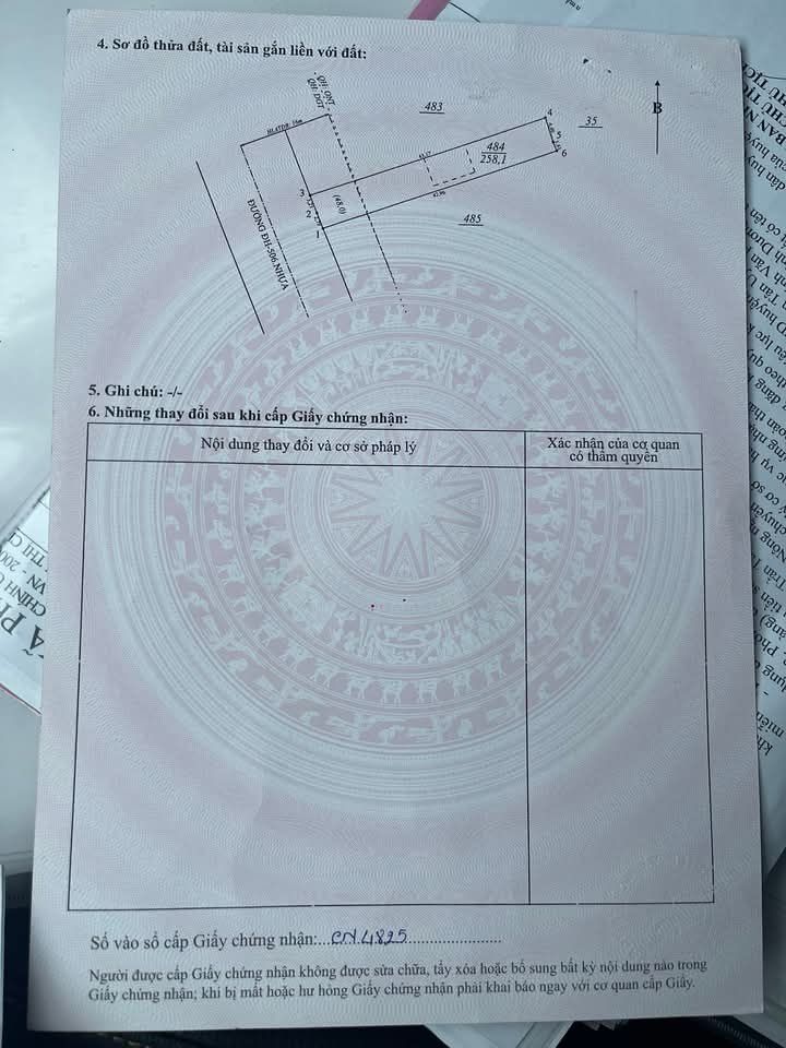 Đất nền Phú Giáo Bình Dương 258m² giá 1.1 tỷ - Vị trí đẹp, cơ hội hiếm có!