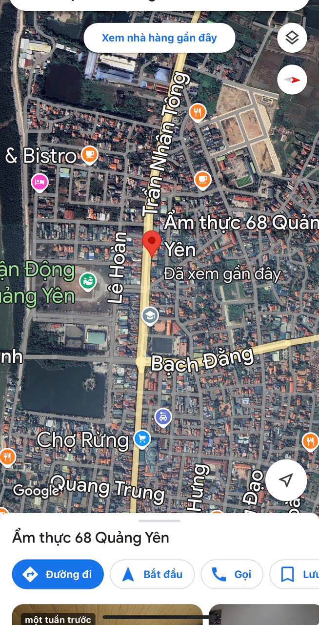 Đất kinh doanh mặt tiền Trần Nhân Tông, Quảng Yên 216m² - Tiềm năng đầu tư lớn!