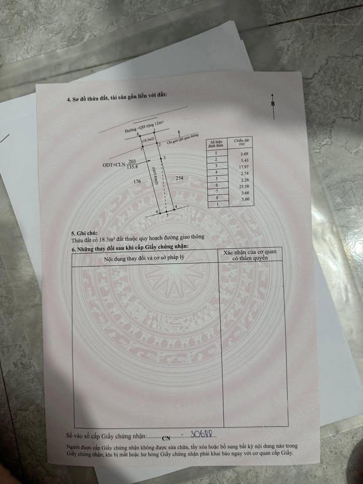 Bán đất chính chủ phường Tân Hòa 135m² giá 2.2 tỷ - Đối diện chợ đầu mối!