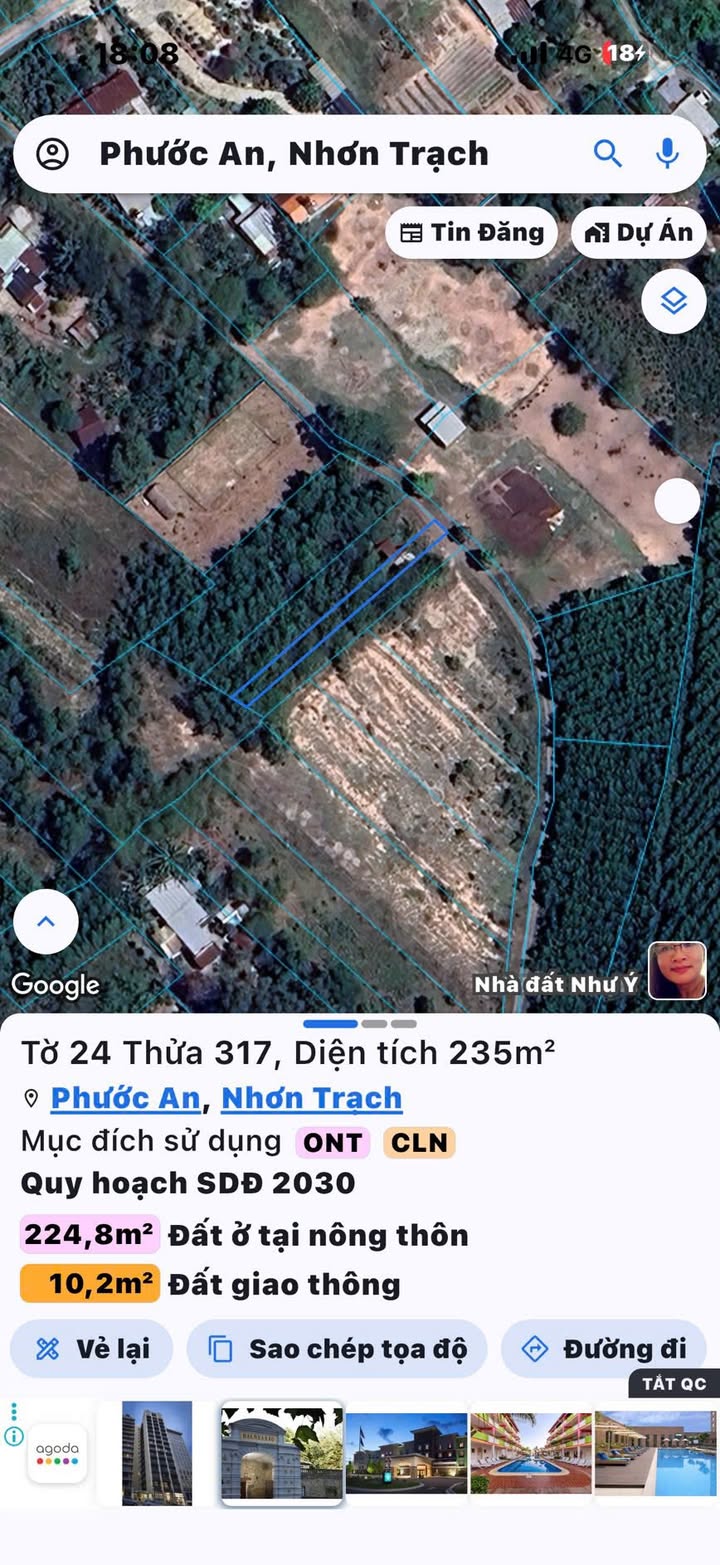 Đất nền Phước An, Nhơn Trạch 235m² chỉ 950 triệu - Cơ hội đầu tư giá rẻ!