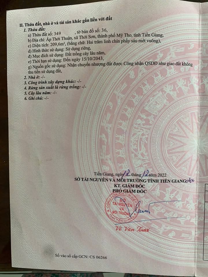 Đất nền mặt tiền 10x21m tại Thới Sơn, Mỹ Tho - Giá chỉ 790 triệu!