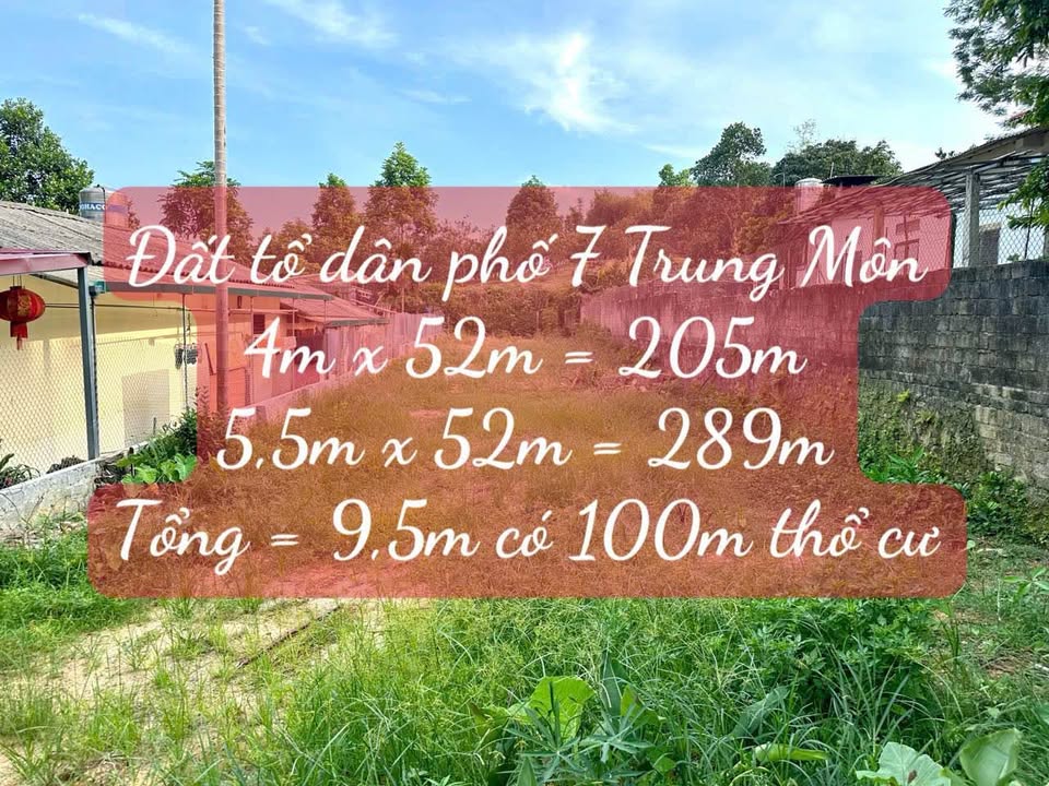 Đất Trung Môn, Yên Sơn 205m² giá 800 triệu - Cơ hội đầu tư tuyệt vời!