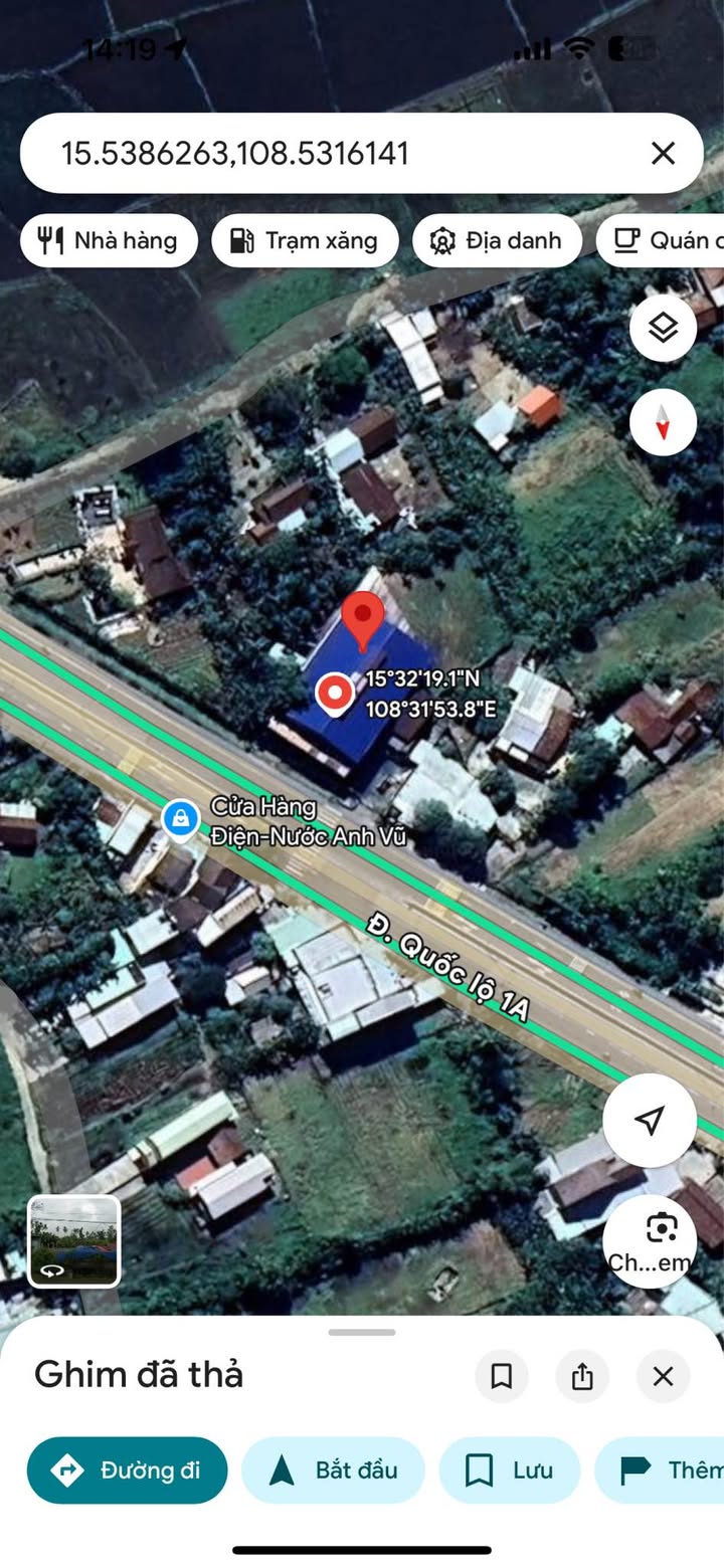 Nhà xưởng 800m² mặt tiền Quốc Lộ 1A - Đà Nẵng giá 8 tỷ thương lượng