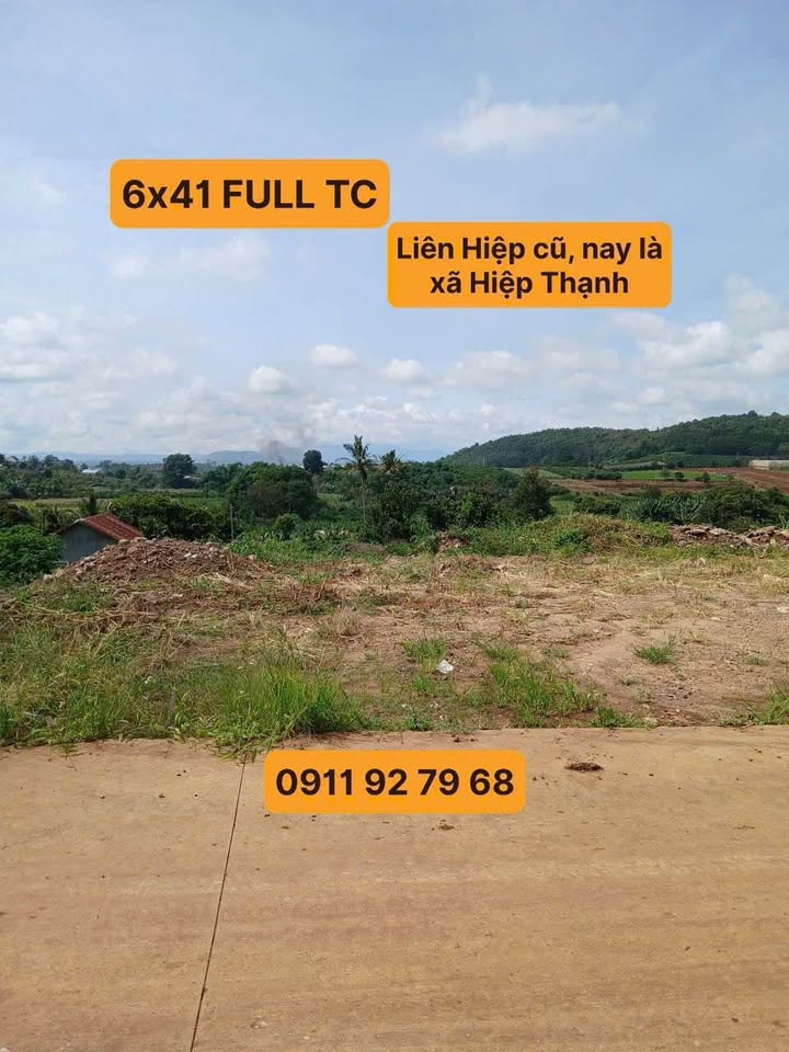 Đất thổ cư Hiệp Thạnh, Lâm Đồng 246m² giá 1.2 tỷ - Sổ hồng riêng, công chứng trong ngày!