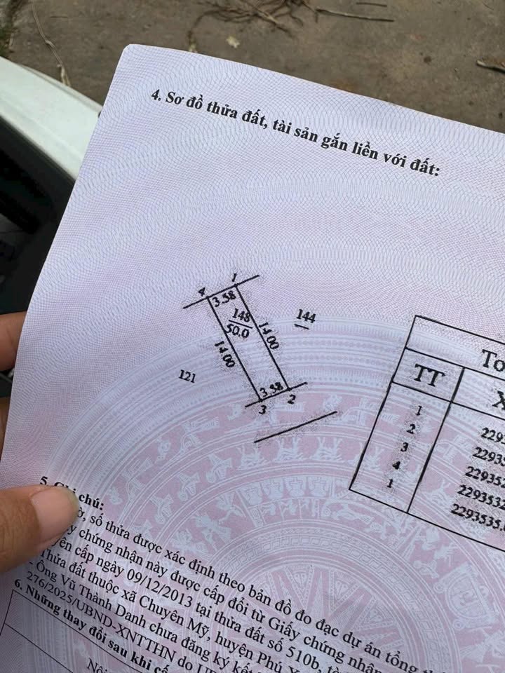 Đất thổ cư thôn Ngọ, Chuyên Mỹ, 50m² giá chỉ 1.35 tỷ - Cơ hội đầu tư lý tưởng!