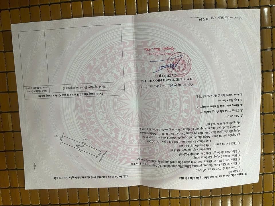 Đất nền chính chủ phường Minh Phương, Việt Trì 148m² - Giá chỉ 2 tỷ, vị trí đẹp!