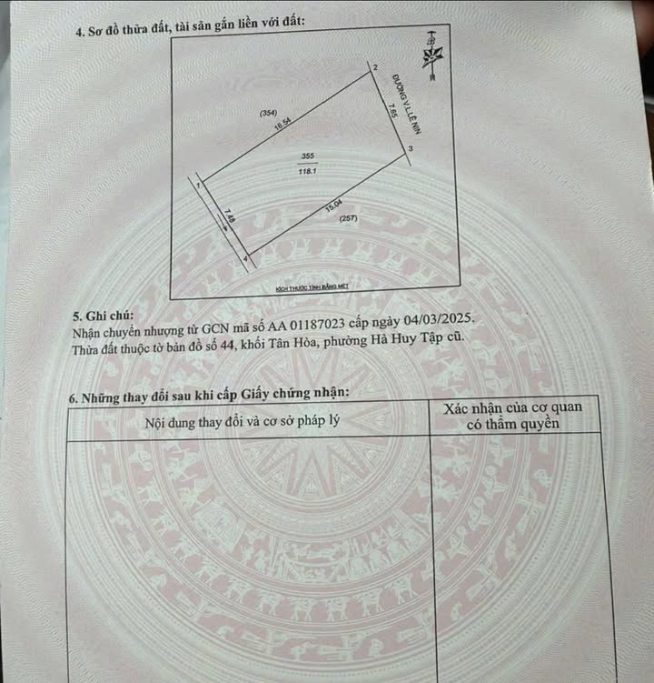Bán cặp FrontHouse mặt đường Đại Lộ Lê Nin, TP Vinh - Diện tích 118m² và 129m², cơ hội đầu tư hấp dẫn!