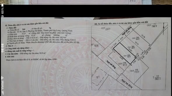 Bán đất Hạ Long, Quảng Ninh 63m² giá 1 tỷ - Ngõ ô tô vào tận đất!