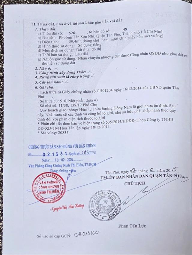 Đất hẻm xe hơi Tân Sơn Nhì, Tân Phú 56m² giá 5.2 tỷ - Đầu tư sinh lời ngay!