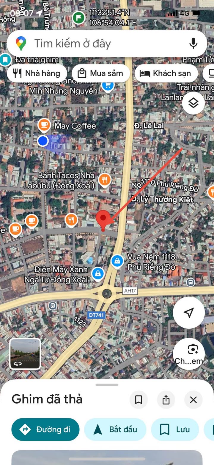 Mặt tiền chợ đêm Trần Hưng Đạo, Đồng Xoài 108m² giá 4.5 tỷ - Cơ hội đầu tư hiếm có!