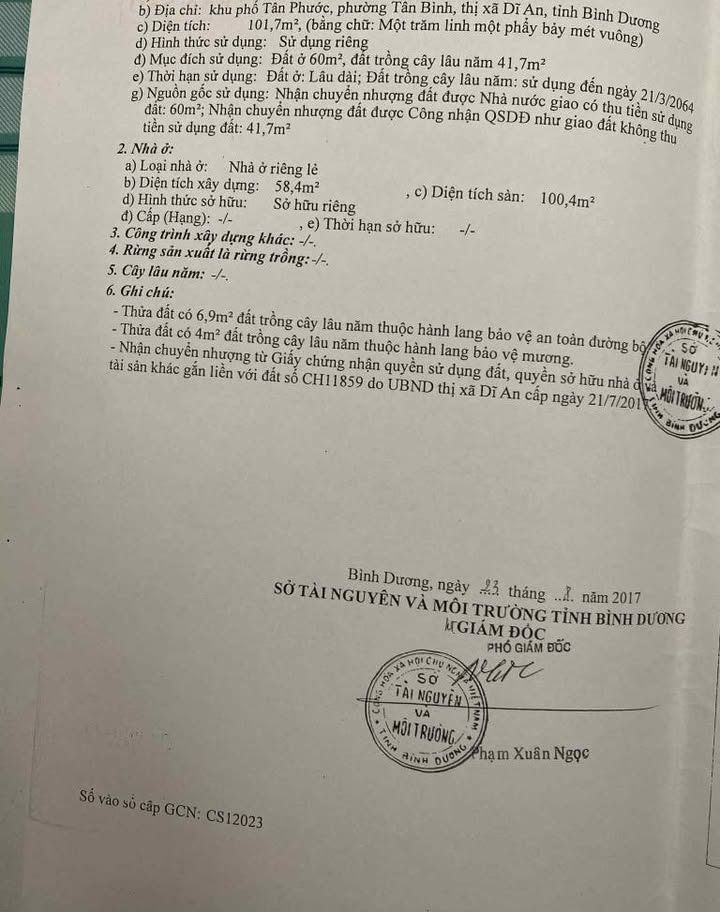 Nhà phố Tân Bình Dĩ An 100m² giá 3.2 tỷ - Thiết kế hiện đại, sẵn sàng vào ở!