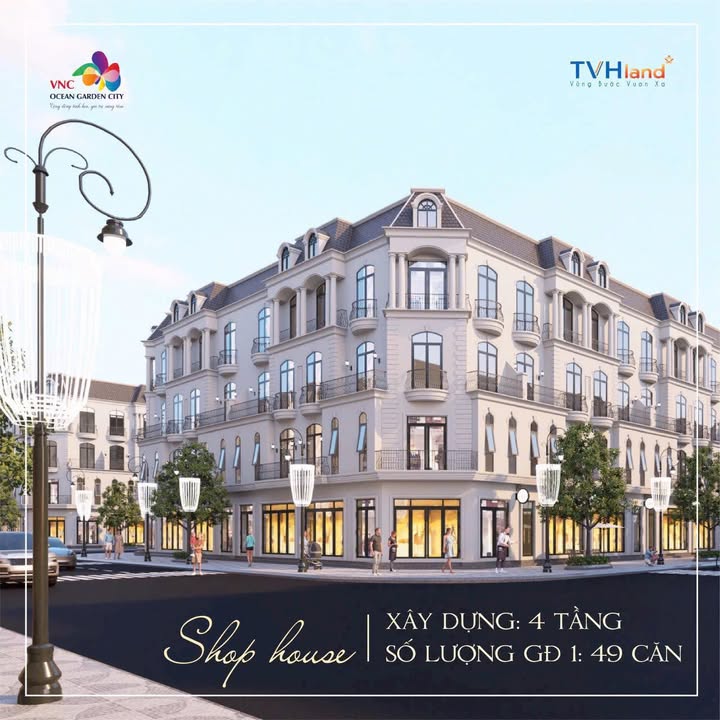 Shophouse VNC Ocean Garden City Nghi Sơn 100m² giá 3 tỷ - Đầu tư sinh lời cao!
