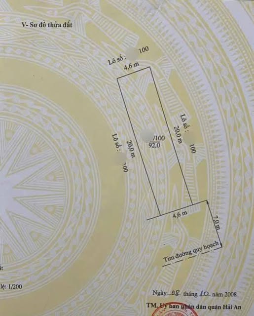 Đất tái định cư Tasa, Hải An 92m² giá 4 tỷ - Đường lớn, tiện ích đầy đủ!