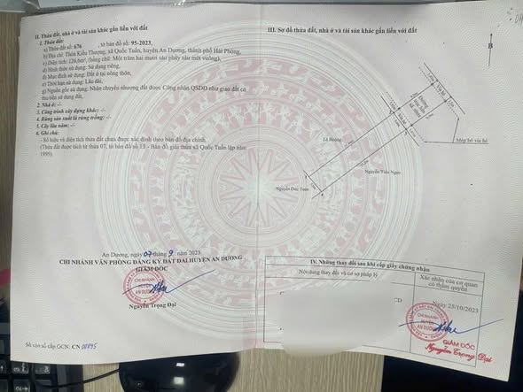 Đất nền An Dương Hải Phòng 126.6m² giá 3 tỷ - Vị trí đắc địa chính chủ!