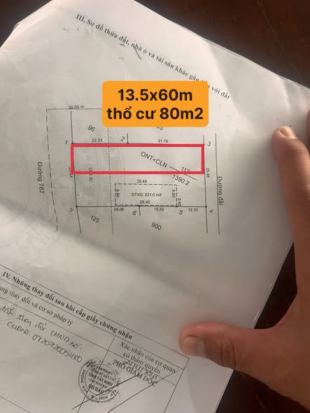 Đất 2 mặt tiền đường ĐT782, khu phố Phước Đức B, Tây Ninh, 810m² - Cơ hội đầu tư hấp dẫn!