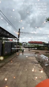 Đất nền Cát Tân 171m² giá 200 triệu - Sổ mới toanh, đường ô tô tới nơi!