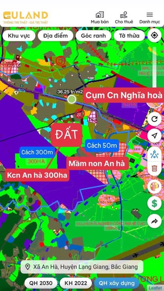 Đất nền An Hà Lạng Giang 90m² giá 1.8 tỷ - Lô khe thoáng, chính chủ bán gấp!