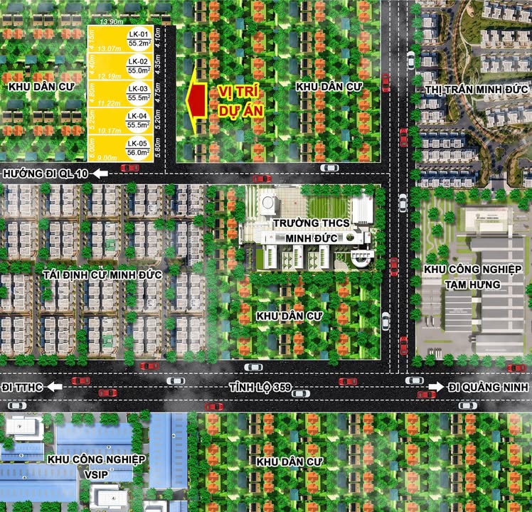 Đất nền Minh Đức Thủy Nguyên 55m² giá 800 triệu - Đầu tư sinh lời ngay lập tức!
