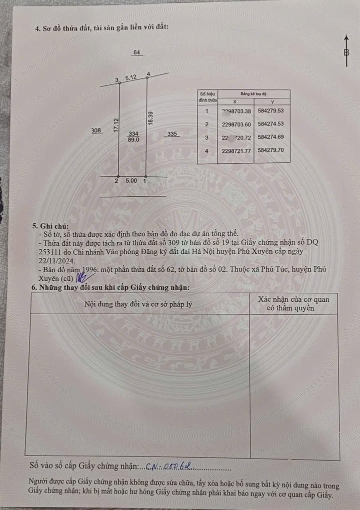 Đất nền Phú Túc, Phú Xuyên 89m² giá chỉ 2 tỷ - Cơ hội đầu tư hấp dẫn!