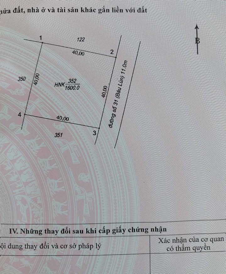 Đất nền khu dân cư Bàu Lùn, Bình Minh 1600m² giá 3.32 tỷ - Sổ hồng chính chủ!