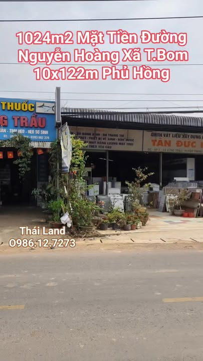 Đất mặt tiền đường Nguyễn Hoàng Trảng Bom 1024m² giá 3 tỷ - Đầu tư sinh lời ngay!