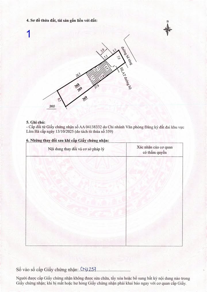 Đất thổ cư Tân Văn Lâm Hà 266m² giá 550 triệu - Sổ đỏ riêng từng lô