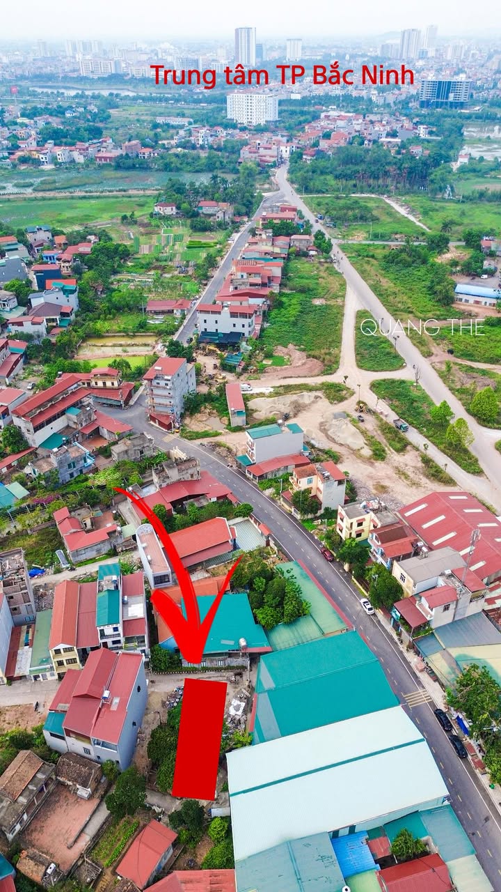 Đất thổ cư Vân Trại, Bắc Ninh 95.8m² giá 3.2 tỷ - Ngõ ô tô 5 tấn dễ dàng di chuyển!