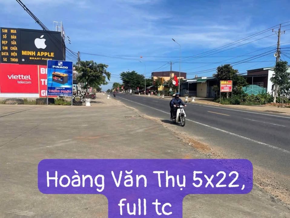 Đất mặt tiền Hoàng Văn Thụ, Bảo Lộc 110m² giá 6.7 tỷ - Kinh doanh sầm uất!