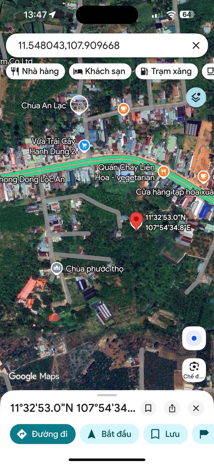 Đất thổ cư Lộc An 100m² giá 650 triệu - Đường trải nhựa rộng rãi!