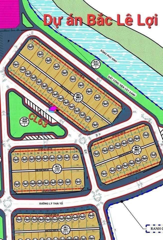 Đất dự án Bắc Lê Lợi, Phường Đồng Sơn 200m² chỉ 2.3 tỷ - Hướng Tây Nam