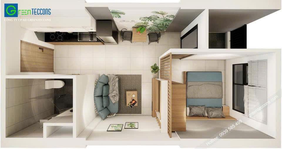 Căn hộ Studio The London (LD3) Gia Lâm 33.3m² giá 2.6 tỷ - Thiết kế linh hoạt, chính chủ!