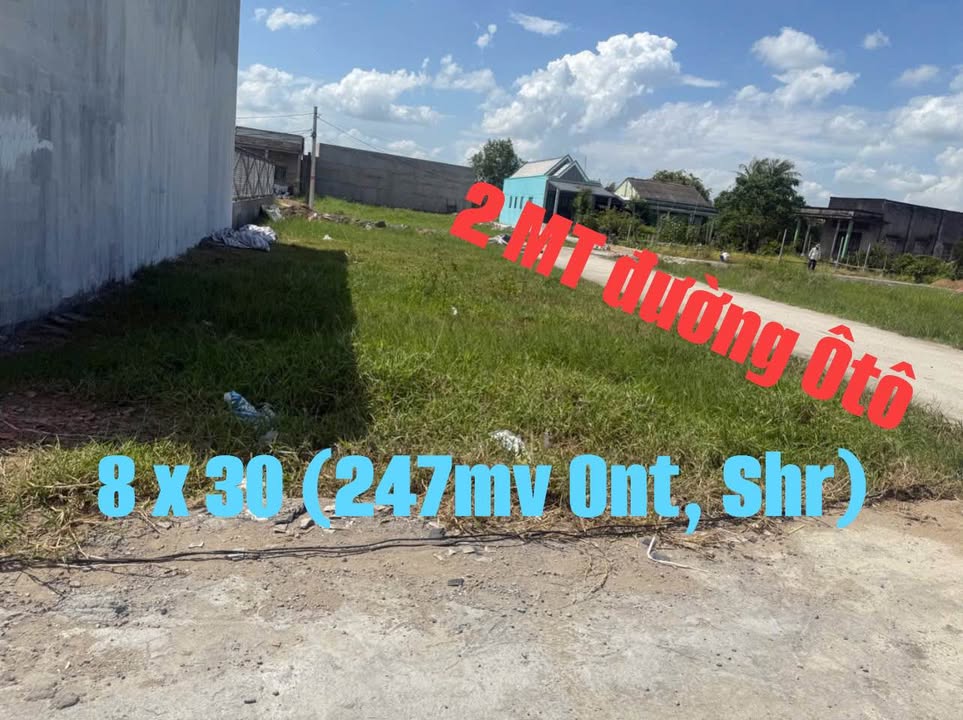 Đất nền ấp 3, xã Long Cang, 240m² giá 1.6 tỷ - Đất cao ráo, vị trí đẹp!