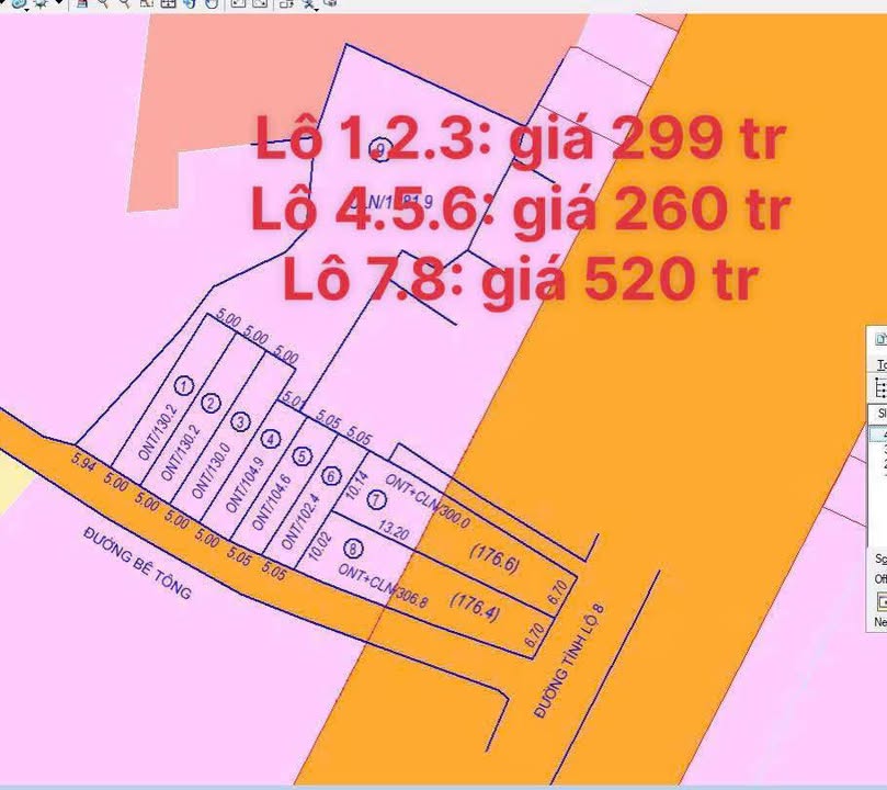 Đất thổ cư Khánh Đông 200m² giá 260 triệu - Kinh doanh thuận lợi!