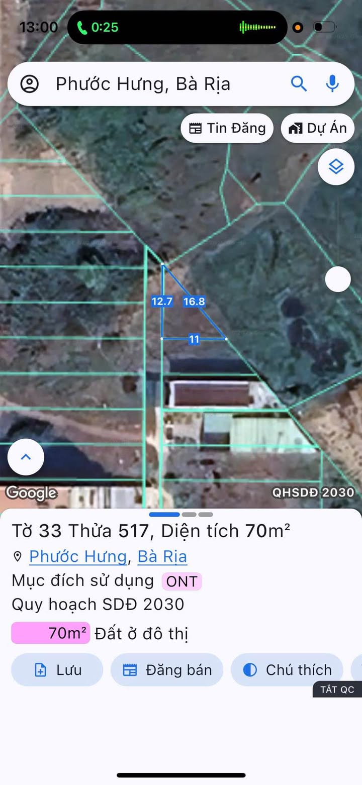 Đất nền Bà Rịa - Vũng Tàu 70m² giá 850 triệu - Sổ hồng riêng, đầu tư an toàn!