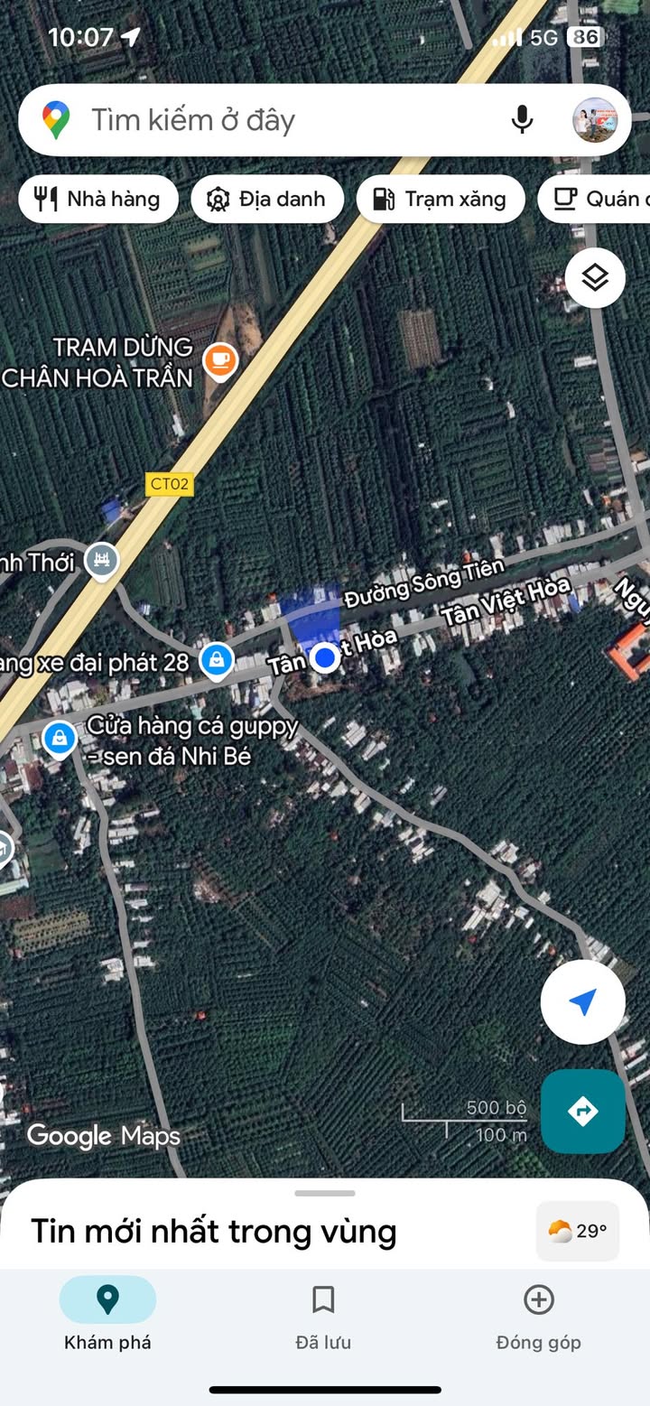 Đất nền liền kề Đường Tân Việt Hoà - Phường Cao Lãnh - Diện tích 162m² - Kinh doanh nhộn nhịp!